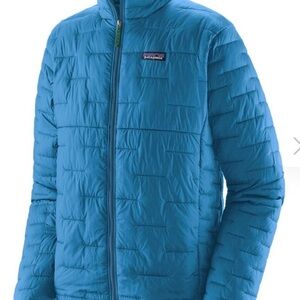 Patagonia Men's Small Micro Puff Jacket in Bright Blue